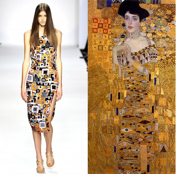 Alexander McQueen Gustav Klimt collection