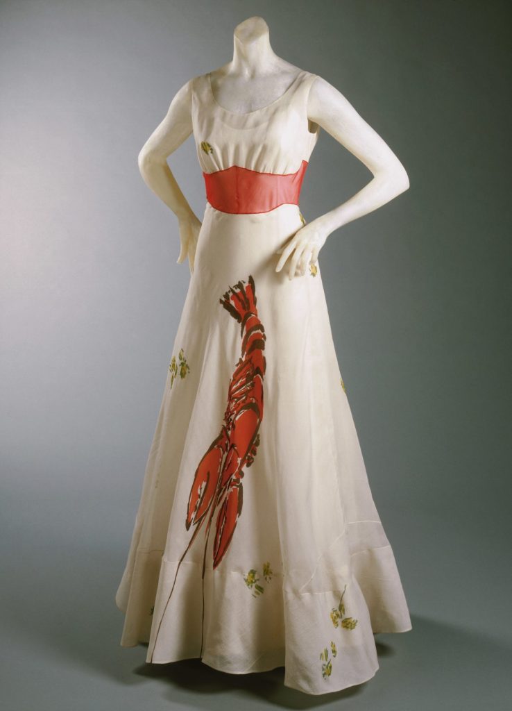 Elsa Schiaparelli Lobster dress