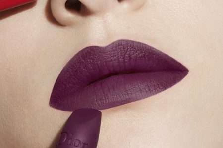 dior matte purple lipstick