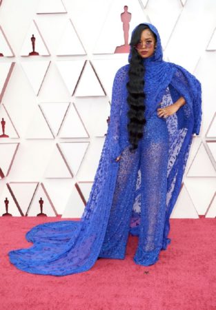 rihanna dress in oscars 2021