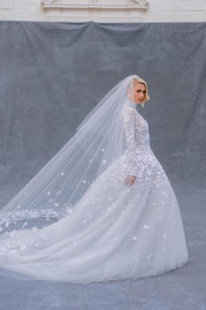 Paris Hilton wedding dress.
