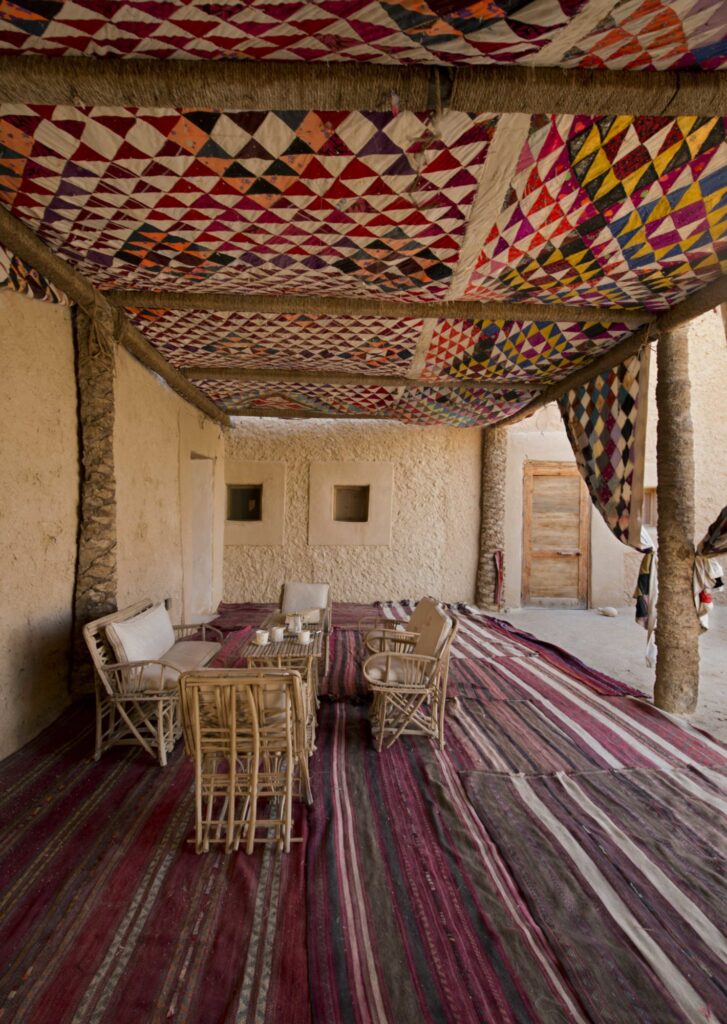 the house of India Mahdavi in Siwa, Egypt.